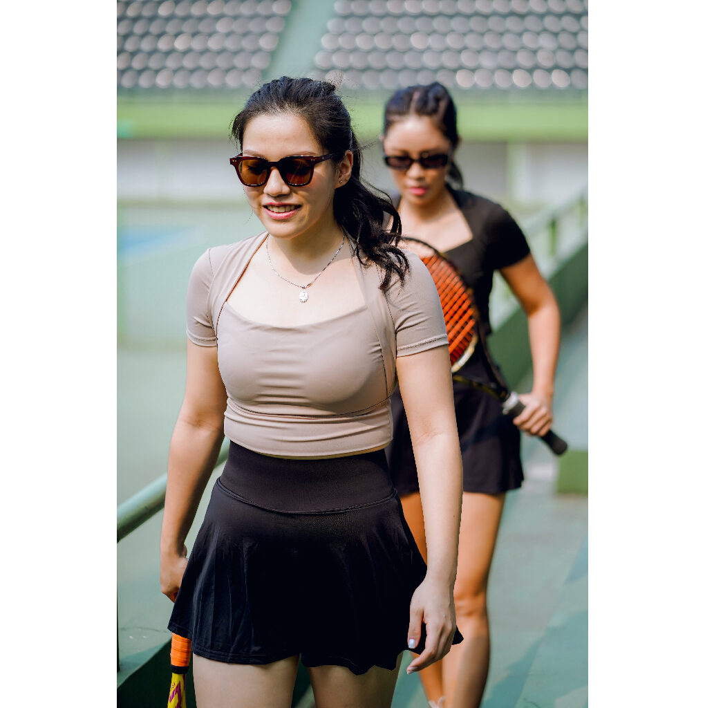 FITYOU Sophia Croptop Baju Olahraga Wanita [INCLUDE CUP PADS]