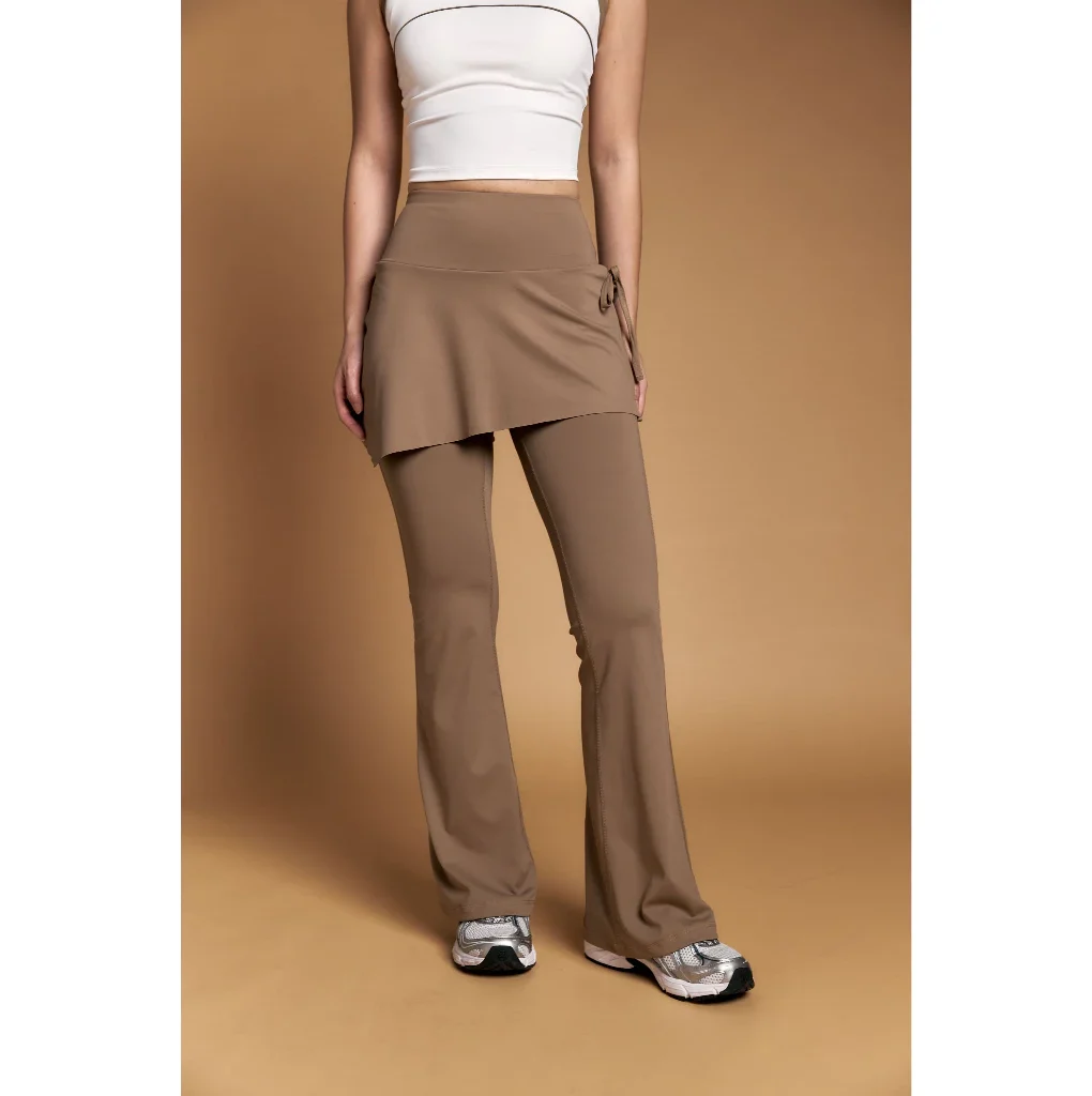 FitYou Nysa 2 in 1 Legging dengan Rok / Legging Rok Wanita High Waist Polos Gym Fitness Running